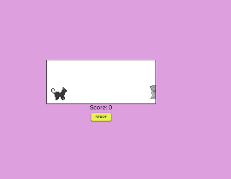 An image of a game like the chrome dino game